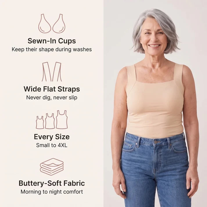 Band-Free Bra Tank